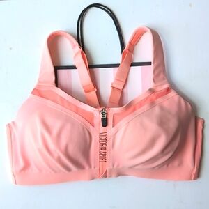 Victoria's Secret Coral Sport Bra Incredible Knockout Size36D